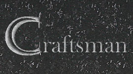 craftsman limited logo stone background